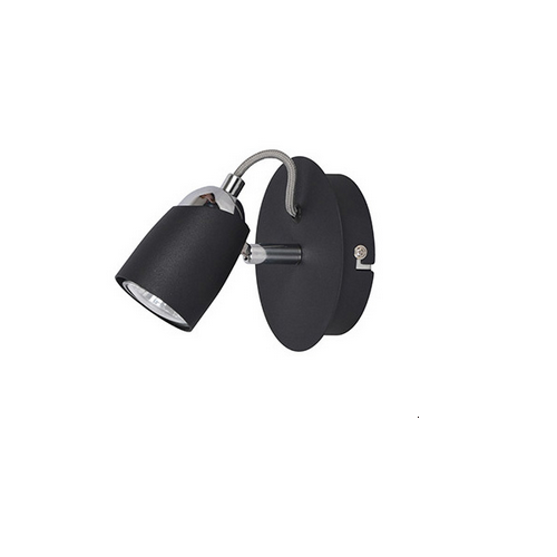 Aplique 1 luz GU10 negro konus